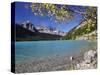 Waterfowl Lake, Banff National Park, UNESCO World Heritage Site, Rocky Mountains, Alberta, Canada, -Jochen Schlenker-Stretched Canvas