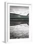 Waterfowl Lake Panel I BW with Color-Alan Majchrowicz-Framed Art Print