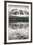 Waterfowl Lake Panel II BW with Color-Alan Majchrowicz-Framed Art Print