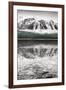 Waterfowl Lake Panel II BW with Color-Alan Majchrowicz-Framed Art Print