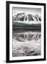 Waterfowl Lake Panel II BW with Color-Alan Majchrowicz-Framed Art Print