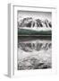 Waterfowl Lake Panel II BW with Color-Alan Majchrowicz-Framed Art Print