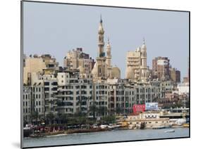 Waterfront and Al-Mursi Mosque, Alexandria, Egypt, North Africa, Africa-Schlenker Jochen-Mounted Photographic Print
