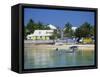 Waterfront and Beach, Dunmore Town, Harbour Island, Bahamas, West Indies, Central America-Lightfoot Jeremy-Framed Stretched Canvas