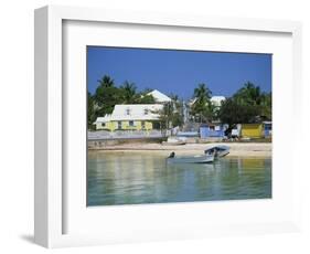 Waterfront and Beach, Dunmore Town, Harbour Island, Bahamas, West Indies, Central America-Lightfoot Jeremy-Framed Photographic Print