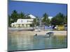 Waterfront and Beach, Dunmore Town, Harbour Island, Bahamas, West Indies, Central America-Lightfoot Jeremy-Mounted Photographic Print