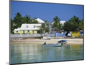 Waterfront and Beach, Dunmore Town, Harbour Island, Bahamas, West Indies, Central America-Lightfoot Jeremy-Mounted Photographic Print