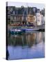 Waterfront and Port Area of Saint Goustan (St. Goustan), Town of Auray, Brittany, France-J P De Manne-Stretched Canvas