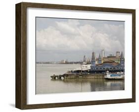 Waterfront and River Amazon, Belem, Para, Brazil, South America-Richardson Rolf-Framed Photographic Print