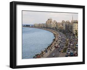 Waterfront and Sharia 26th July, Alexandria, Egypt, North Africa, Africa-Schlenker Jochen-Framed Photographic Print