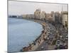 Waterfront and Sharia 26th July, Alexandria, Egypt, North Africa, Africa-Schlenker Jochen-Mounted Photographic Print