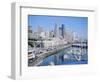 Waterfront and Skyline of Seattle, Washington State, USA-J Lightfoot-Framed Photographic Print