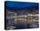 Waterfront at Night, Monte Carlo, Principality of Monaco, Cote d'Azur, Mediterranean, Europe-Sergio Pitamitz-Stretched Canvas