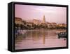 Waterfront at Split, Croatia-Alan Copson-Framed Stretched Canvas