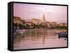 Waterfront at Split, Croatia-Alan Copson-Framed Stretched Canvas