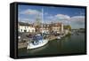 Waterfront at Wareham, Dorset-Peter Thompson-Framed Stretched Canvas