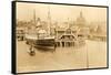 Waterfront, Bellingham, Washington-null-Framed Stretched Canvas