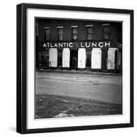 Waterfront Building, Atlantic Lunch, Scheduled to Be Demolished During Urban Renewal-Walker Evans-Framed Photographic Print