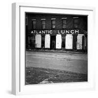 Waterfront Building, Atlantic Lunch, Scheduled to Be Demolished During Urban Renewal-Walker Evans-Framed Photographic Print
