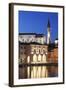 Waterfront Buildings at the Harbour and Bell Tower of Cathedral of St. George-Markus Lange-Framed Photographic Print