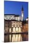 Waterfront Buildings at the Harbour and Bell Tower of Cathedral of St. George-Markus Lange-Mounted Photographic Print