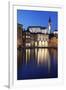 Waterfront Buildings at the Harbour and Bell Tower of Cathedral of St. George-Markus Lange-Framed Photographic Print