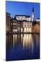 Waterfront Buildings at the Harbour and Bell Tower of Cathedral of St. George-Markus Lange-Mounted Photographic Print