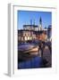 Waterfront Buildings at the Harbour and Bell Tower of Cathedral of St.George-Markus Lange-Framed Photographic Print