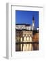 Waterfront Buildings at the Harbour and Bell Tower of Cathedral of St. George-Markus Lange-Framed Photographic Print