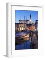 Waterfront Buildings at the Harbour and Bell Tower of Cathedral of St.George-Markus Lange-Framed Photographic Print