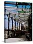 Waterfront Cafe, UNESCO World Heritage Site, Nessebur, Bulgaria-Cindy Miller Hopkins-Stretched Canvas