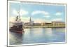 Waterfront, Cleveland, Ohio-null-Mounted Premium Giclee Print
