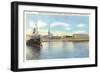 Waterfront, Cleveland, Ohio-null-Framed Art Print