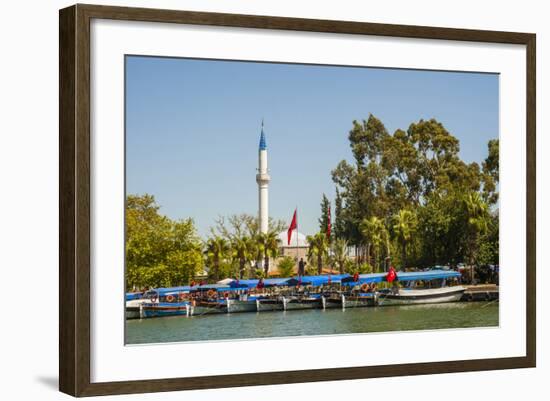 Waterfront, Dalyan, Mugla Province, Anatolia, Turkey, Asia Minor, Eurasia-Matthew Williams-Ellis-Framed Photographic Print