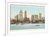 Waterfront, Detroit, Michigan-null-Framed Premium Giclee Print