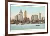 Waterfront, Detroit, Michigan-null-Framed Premium Giclee Print