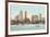 Waterfront, Detroit, Michigan-null-Framed Premium Giclee Print