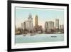 Waterfront, Detroit, Michigan-null-Framed Premium Giclee Print