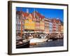 Waterfront District, Nyhavn, Copenhagen, Denmark, Scandinavia, Europe-Gavin Hellier-Framed Photographic Print