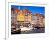 Waterfront District, Nyhavn, Copenhagen, Denmark, Scandinavia, Europe-Gavin Hellier-Framed Photographic Print