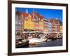 Waterfront District, Nyhavn, Copenhagen, Denmark, Scandinavia, Europe-Gavin Hellier-Framed Photographic Print