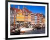 Waterfront District, Nyhavn, Copenhagen, Denmark, Scandinavia, Europe-Gavin Hellier-Framed Photographic Print