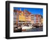 Waterfront District, Nyhavn, Copenhagen, Denmark, Scandinavia, Europe-Gavin Hellier-Framed Premium Photographic Print