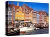Waterfront District, Nyhavn, Copenhagen, Denmark, Scandinavia, Europe-Gavin Hellier-Stretched Canvas