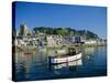 Waterfront, Fowey, Cornwall, England, UK, Europe-Julia Bayne-Stretched Canvas