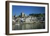 Waterfront, Fowey, Cornwall, England, United Kingdom-Julia Bayne-Framed Photographic Print