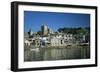 Waterfront, Fowey, Cornwall, England, United Kingdom-Julia Bayne-Framed Photographic Print