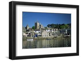 Waterfront, Fowey, Cornwall, England, United Kingdom-Julia Bayne-Framed Photographic Print