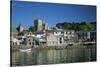 Waterfront, Fowey, Cornwall, England, United Kingdom-Julia Bayne-Stretched Canvas