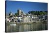 Waterfront, Fowey, Cornwall, England, United Kingdom-Julia Bayne-Stretched Canvas